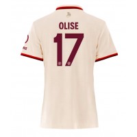 Camisa de Futebol Bayern Munich Michael Olise #17 Equipamento Alternativo Mulheres 2024-25 Manga Curta